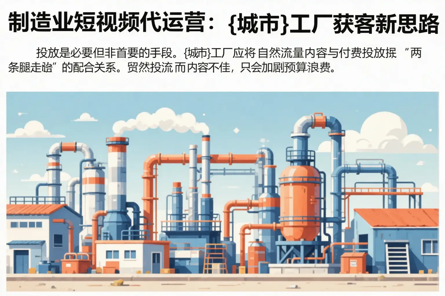 制造业短视频代运营：儋州工厂获客新思路