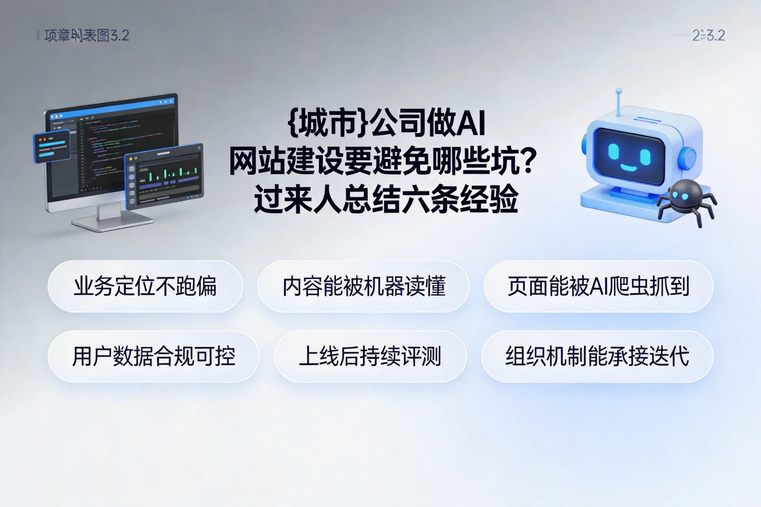 儋州公司做AI网站建设要避免哪些坑？过来人总结六条经验