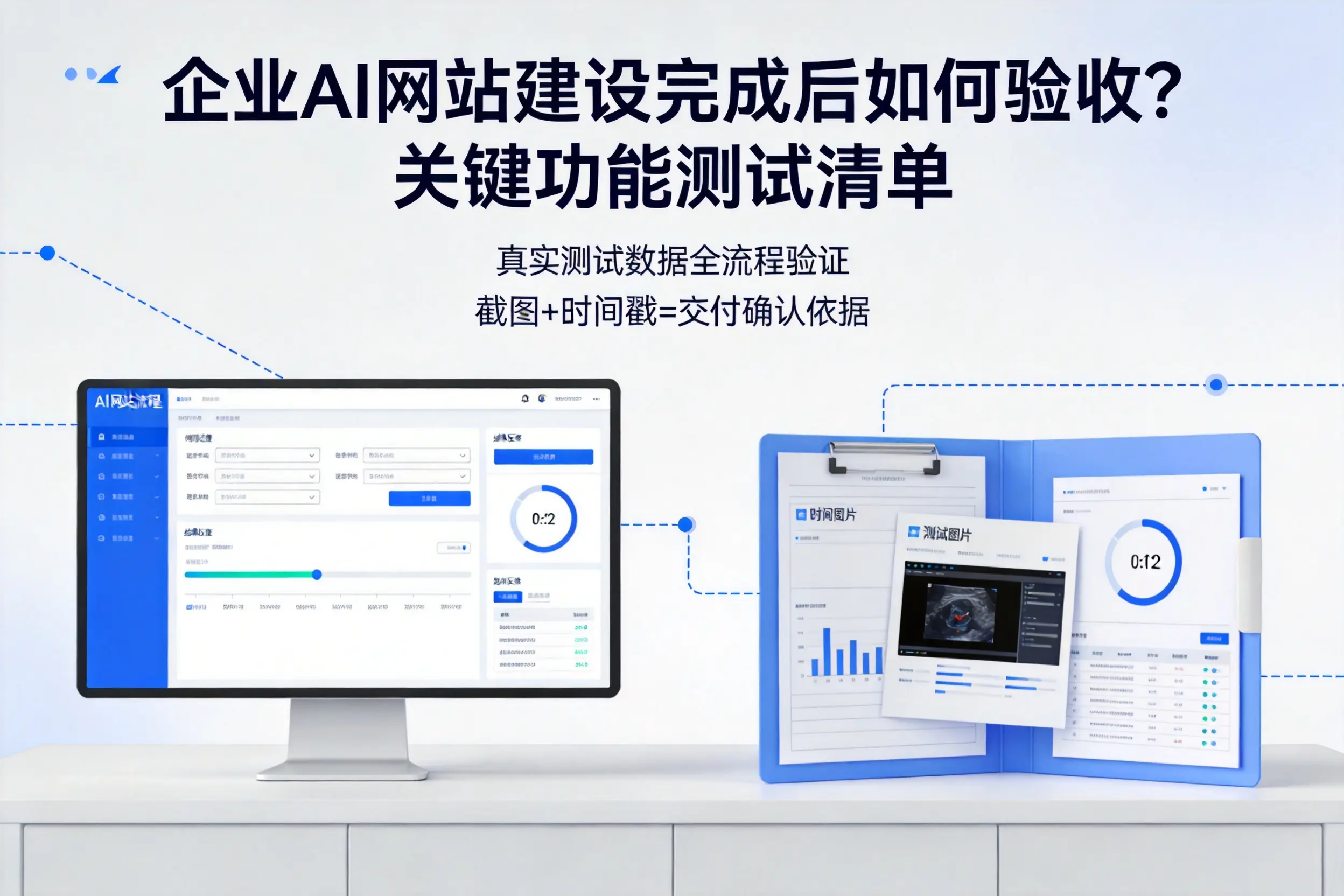 儋州企业AI网站建设完成后如何验收？关键功能测试清单