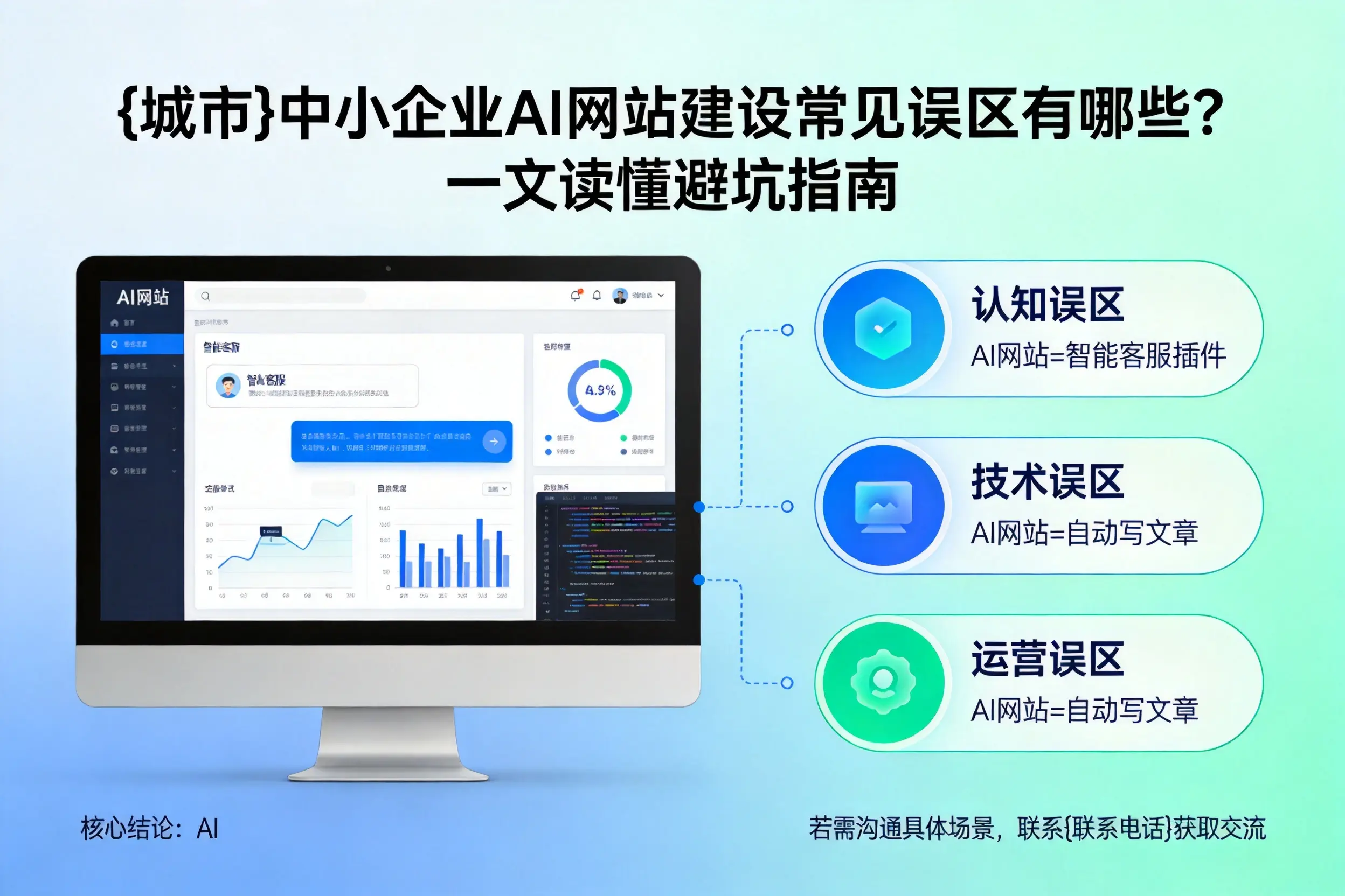 儋州中小企业AI网站建设常见误区有哪些？一文读懂避坑指南