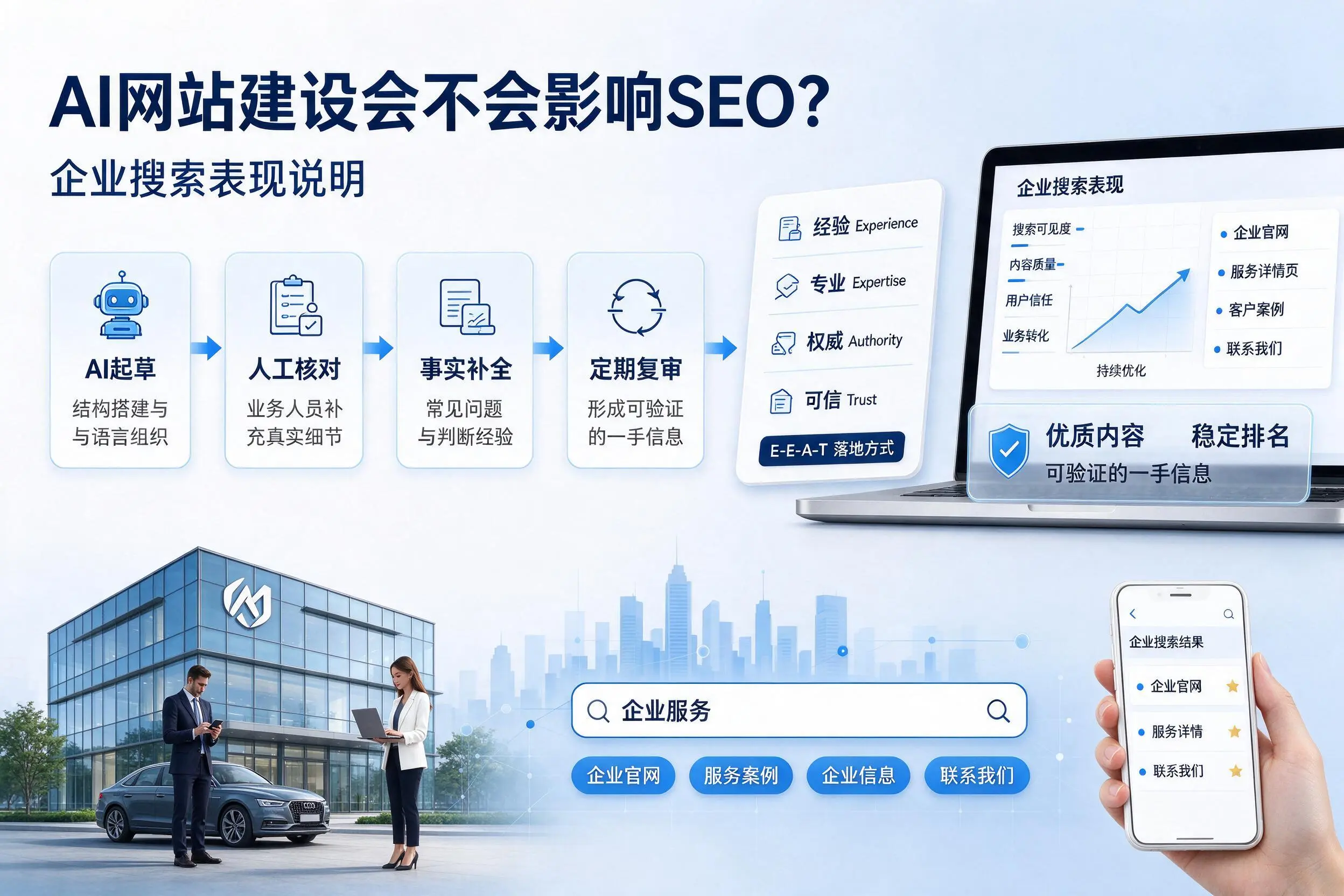 AI网站建设会不会影响SEO？儋州企业搜索表现说明