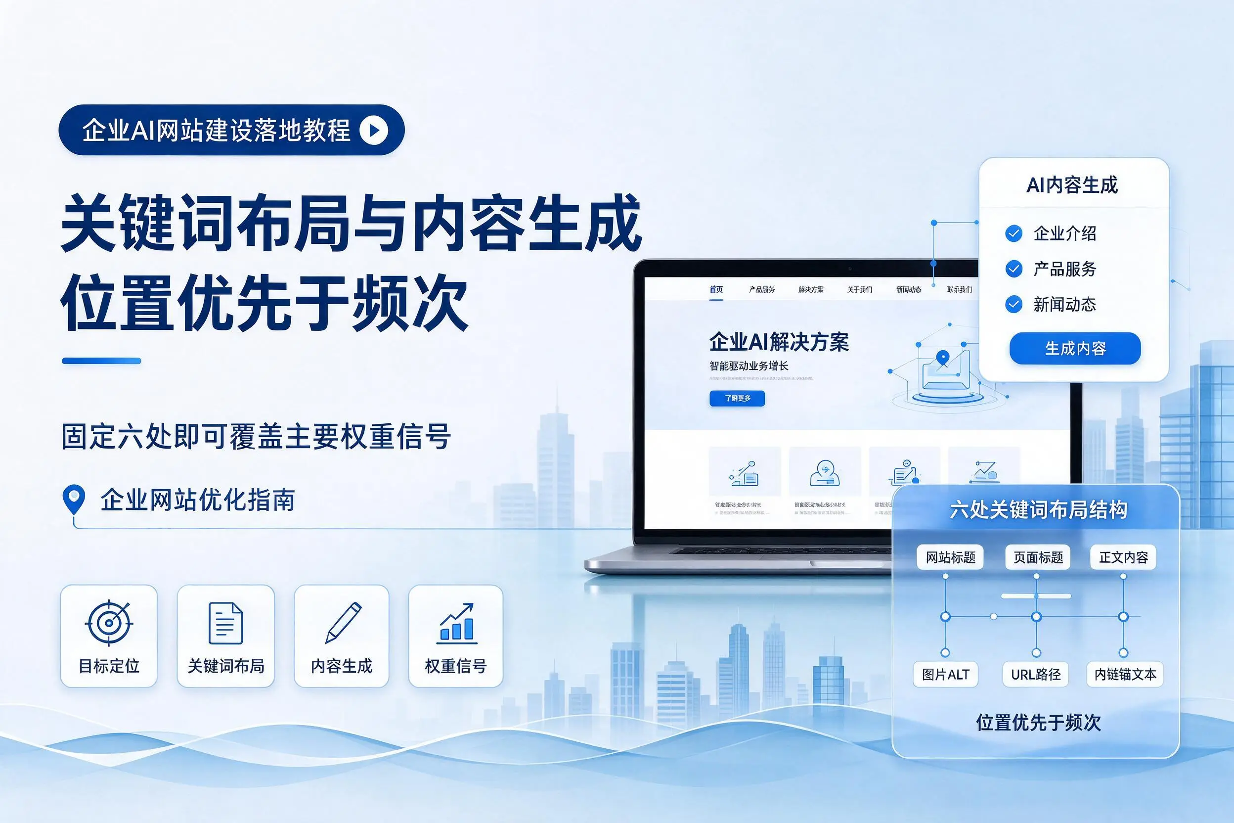 儋州企业AI网站建设落地教程：关键词布局与内容生成